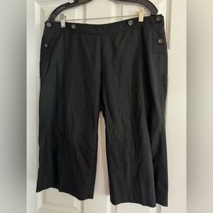 J. Crew Black Capris Pants size 14